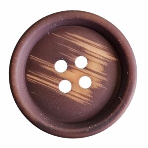 Knapp, 4 hulls 22mm, Brun