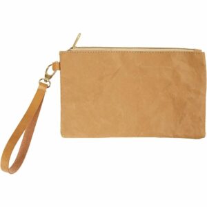 Clutch H: 18 cm, L: 21 cm, 350 g, Lys Brun