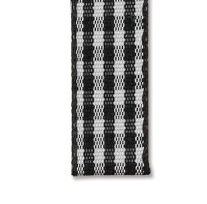 Rutete bånd 10mm – 01 Sort – 10m