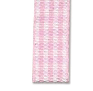 Rutete bånd 10mm – 41 Lys rosa – 10m