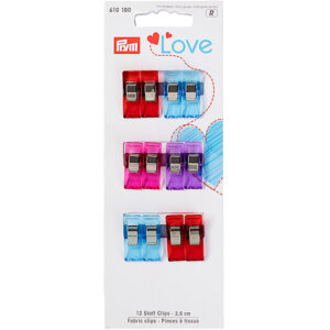 Prym Love – 12 Stoffklips – 2,6cm