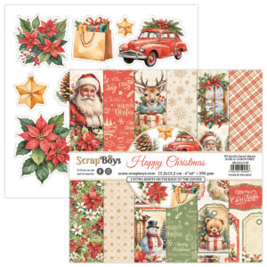 ScrapBoys Happy Christmas SB-HACH-09 6x6 Blokk