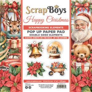 ScrapBoys Happy Christmas SB-HACH-11 Pop Up Blokk
