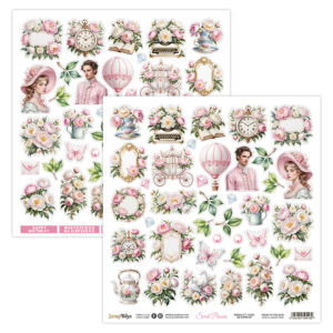 ScrapBoys Sweet Peonies Klippeark SB-SWPE-07