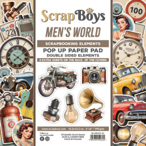 ScrapBoys Men`s World SB-MEWO-01 Pop Up Blokk