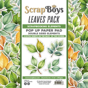 ScrapBoys Leaves Pack SB-LEPA-01 Pop Up Blokk