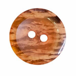Knapp, 2 hulls, 23mm Lys Orange