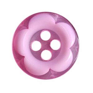 Knapp 4 hulls 13mm, Rosa
