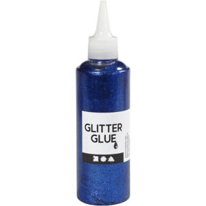 Glitterlim, Mørk Blå 118 ml