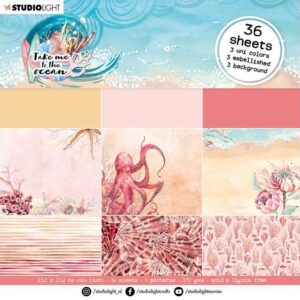 Studio Light Take me to the Ocean Paper pad - Warm Colors