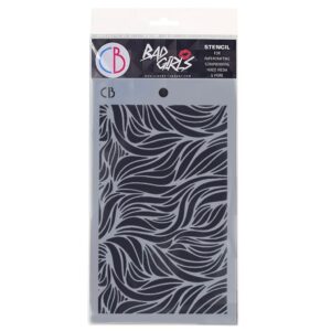 Textur Stencil 5"X8" Waves