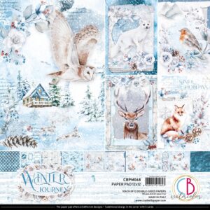 Ciao Bella Winter Journey Patterns Pad 12x12