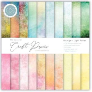 Craft Consortium - Grunge - Light Tones - 6x6 Blokk