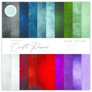 Craft Consortium - Grunge - Dark Tones - 6x6 Blokk