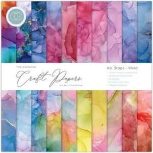 Craft Consortium - Ink Drops - Vivid - 12x12Blokk
