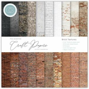 Craft Consortium -Brick Texture 6x6 Blokk