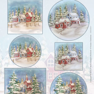 Scenery - Yvonne Creations - Aquarella - Winter House