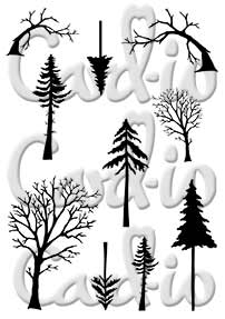 Card-io Mini Tall Trees A6