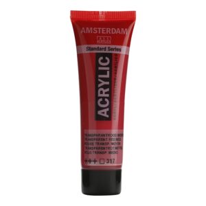 Amsterdam Standard 20ml – 317 Transparent Red Medium