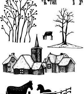 Card-io Winter Scene A6