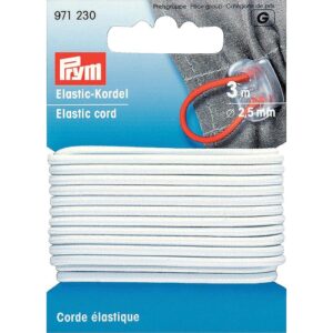 Prym Elastisk strikk 2,5mm Hvit