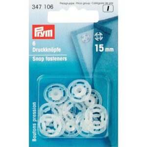 Trykknapper transparent 15mm