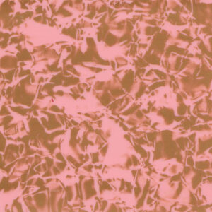 Voksplate-Rosa/Gull marmor