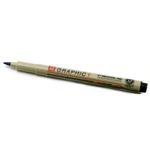 Sakura Pigma Graphic 1,0mm – Sort