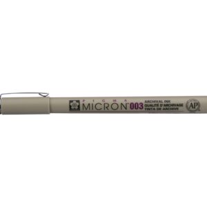 Sakura Pigma Micron 003 – 0,15mm – 49 Sort