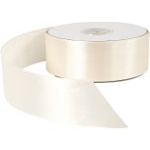 Satingbånd Krem 38mm 1meter