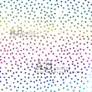 ABstudio Glam paper "Rainbow with stars" no.66