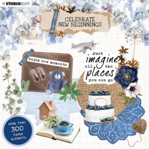Studio Light Die Cut Block – Celebrate new beginnings 666