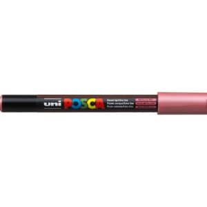 Uni POSCA PC-1MR  Ultra-Fine 0,7mm  M15 Metallic Red