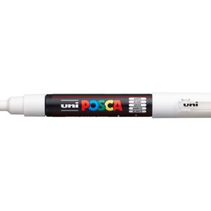 Uni POSCA PC-1M  Extra-Fine 0,7-1mm  1 White