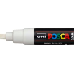Uni POSCA PC-8K  Chisel 8mm  1 White