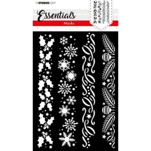Stensil, Studio Light Essentials Mask – Christmas Vertical Borders 37