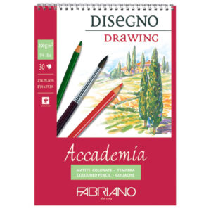 Fabriano Accademia Drawing Spiral 200g A3 – 30ark