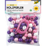 Folia Perlesett Treperler 60g - Rosa/lilla