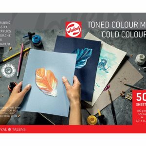 Talens Toned Paper – Cold color mix A4