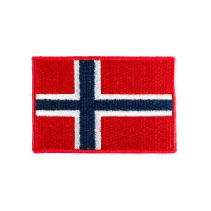 Strykemerke Norske flagg 44x44mm