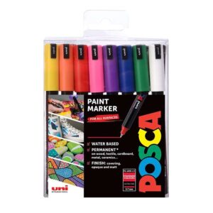 Uni POSCA PC-1MR  Ultra-Fine 0,7mm  Sett Standard 16stk