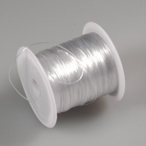 Elastisk smykketråd 0,5mm Klar -100m