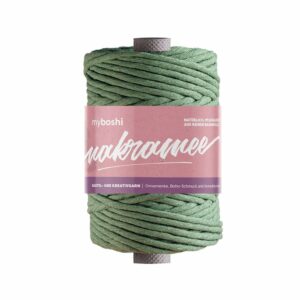 Myboshi Makramégarn Tvinnet 4mm 50m – Jade