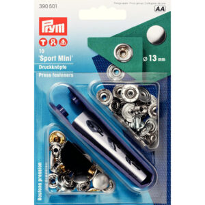 Prym Trykknapp 13mm 10stk – Sølv