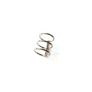 Binding 3 rings 30mm - Sølv