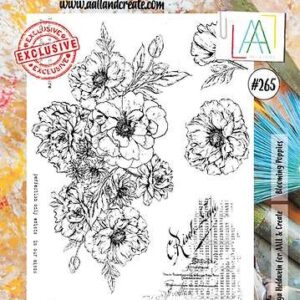 AALL and Create Stamp Set - Blooming Poppies - 265