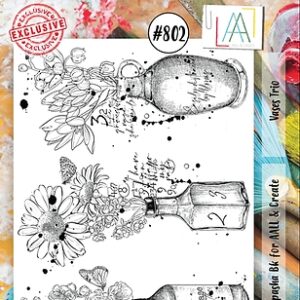 AALL and Create Stamp Set - Vases Trio-802