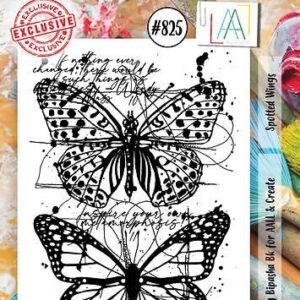 AALL and Create Stamp Set - Spottet Wings-825