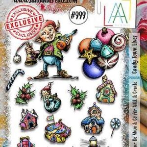 AALL and Create Stamp Set -Candy Town Elves- 999