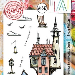 AALL and Create Stamp Set -Crazy Maison-1047